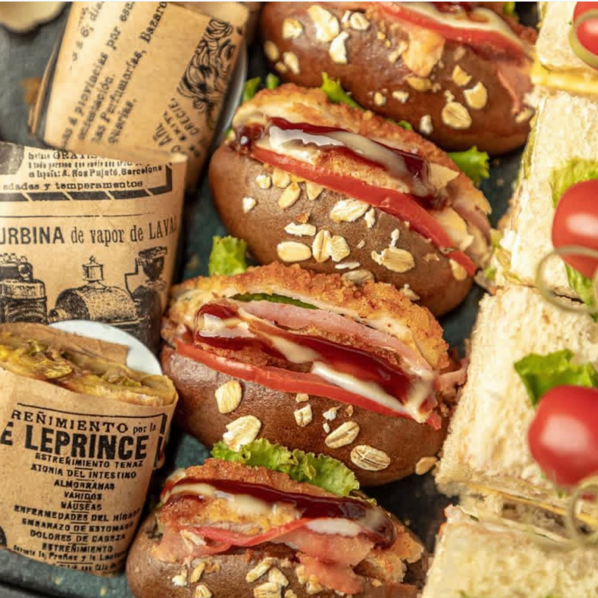 Plateau Salé Assorti – Mini Bouchées